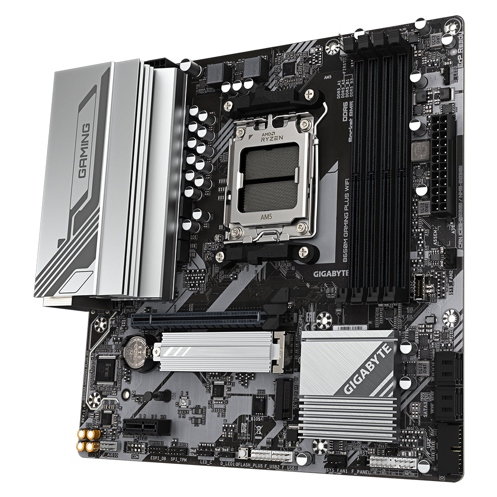 Gigabyte B650M GAMING PLUS WIFI AM5 Micro-ATX Motherboard(B650M GAMING PLUS WIFI) - 3