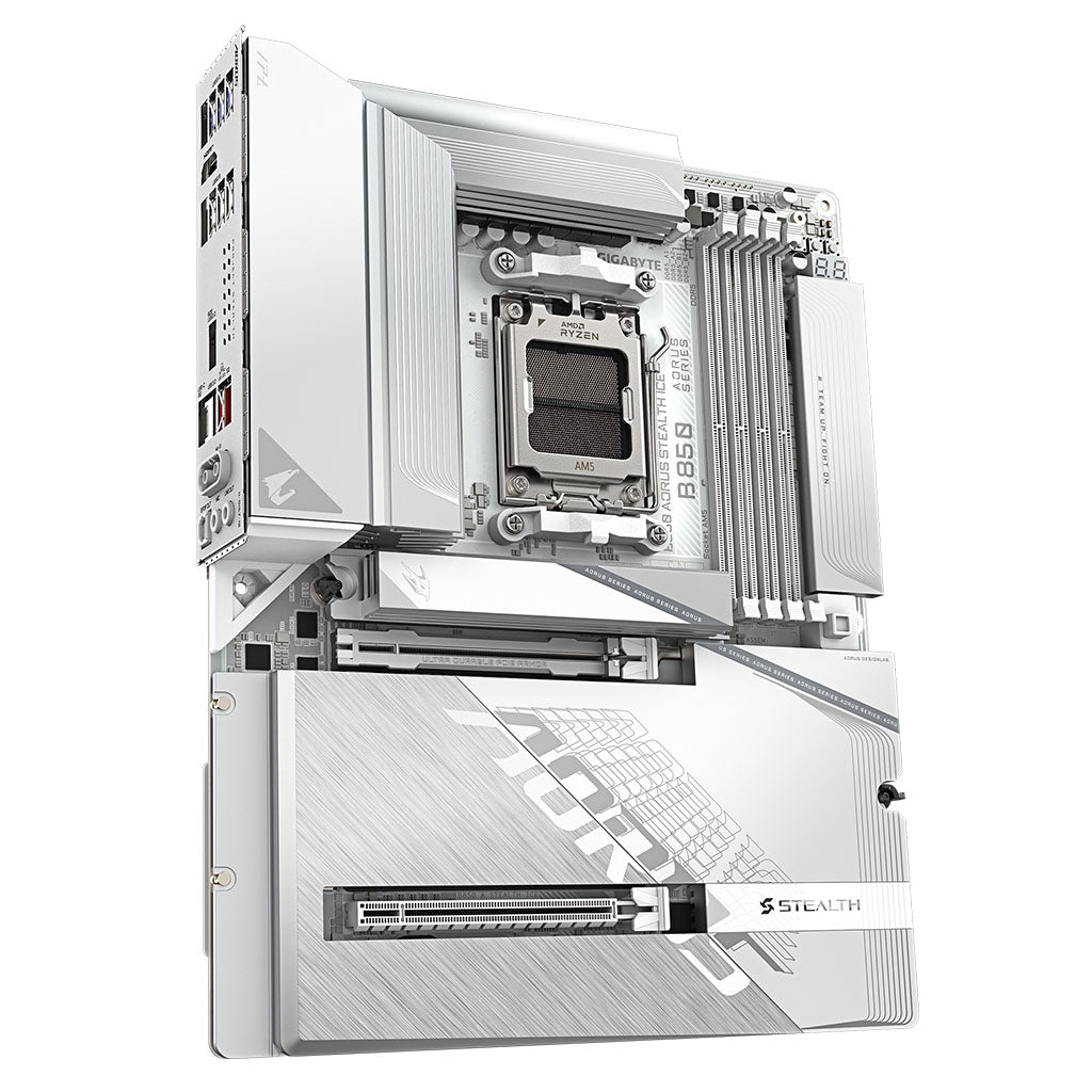 Gigabyte B850 AORUS STEALTH ICE DDR5 AM5 ATX Motherboard(B850 A STEALTH ICE) - 2