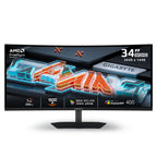 Gigabyte G34WQC2 34" 200Hz Ultra-Wide QHD HDR400 FreeSync Curved VA Gaming Monitor(G34WQC2) - 1