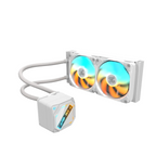 Gigabyte GAMING 240 ICE 240mm ARGB AIO Liquid CPU Cooler - White(GP-GIGABYTE GME 240I) - 1