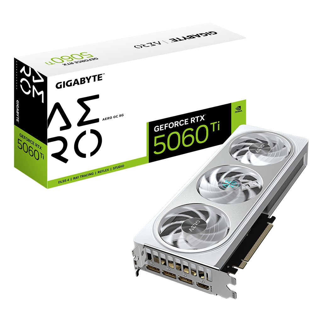 Gigabyte GeForce RTX 5060 Ti AERO OC 8GB Video Card(GV-N506TAERO OC-8GD) - 1