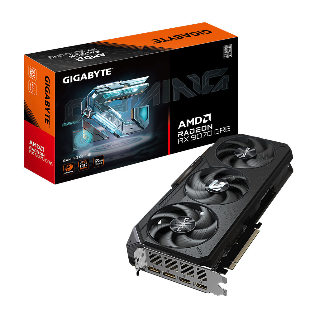 Gigabyte Radeon RX 9070 GRE AORUS GAMING 12GB Video Card OC(GV-R907GREGAMING OC-12GD) - 1