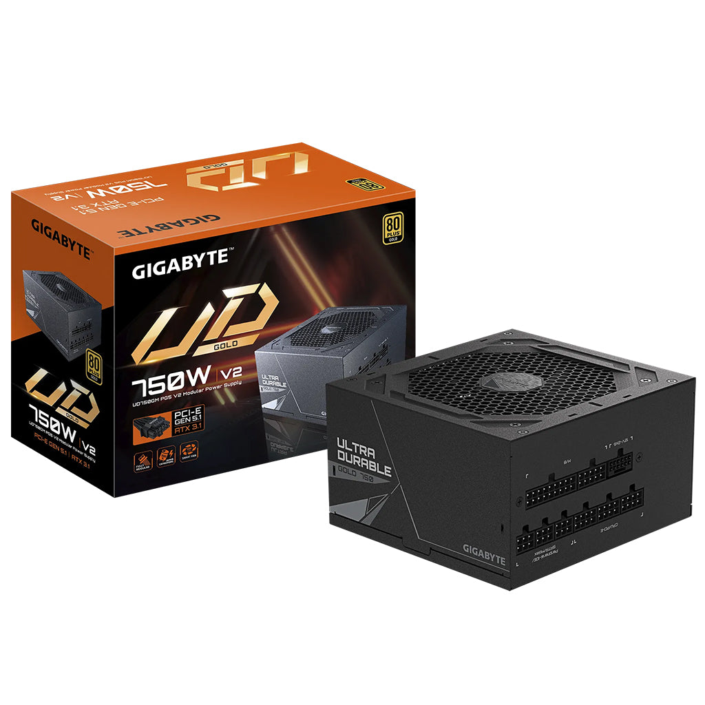 Gigabyte UD750GM PG5 V2 750W 80+ Gold Fully Modular Power Supply(UD750GM PG5 V2) - 1