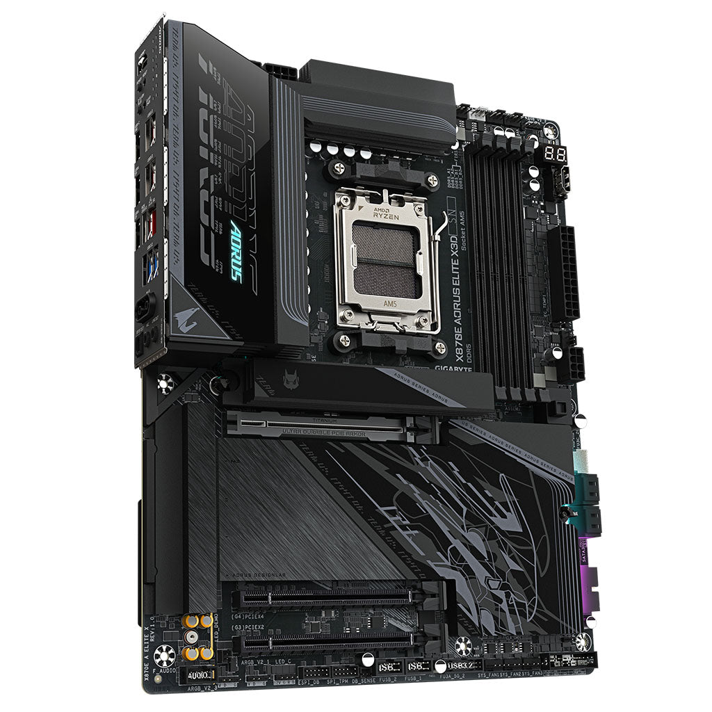Gigabyte X870E AORUS ELITE X3D AM5 ATX Motherboard(X870E AORUS ELITE X3D) - 3
