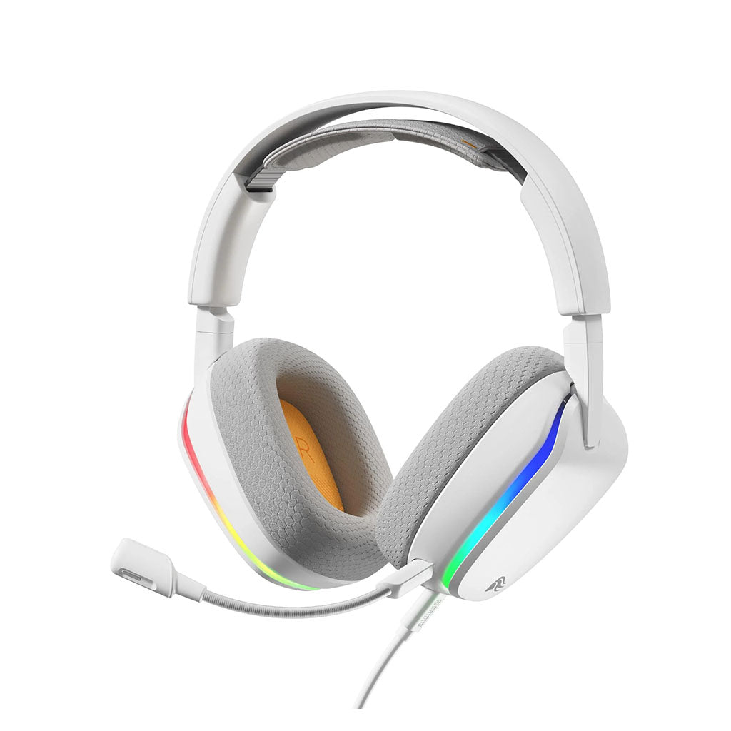 Glorious GHS Eternal RGB Wired Stereo Gaming Headset - White(GLO-A-2PC-WHT) - 1