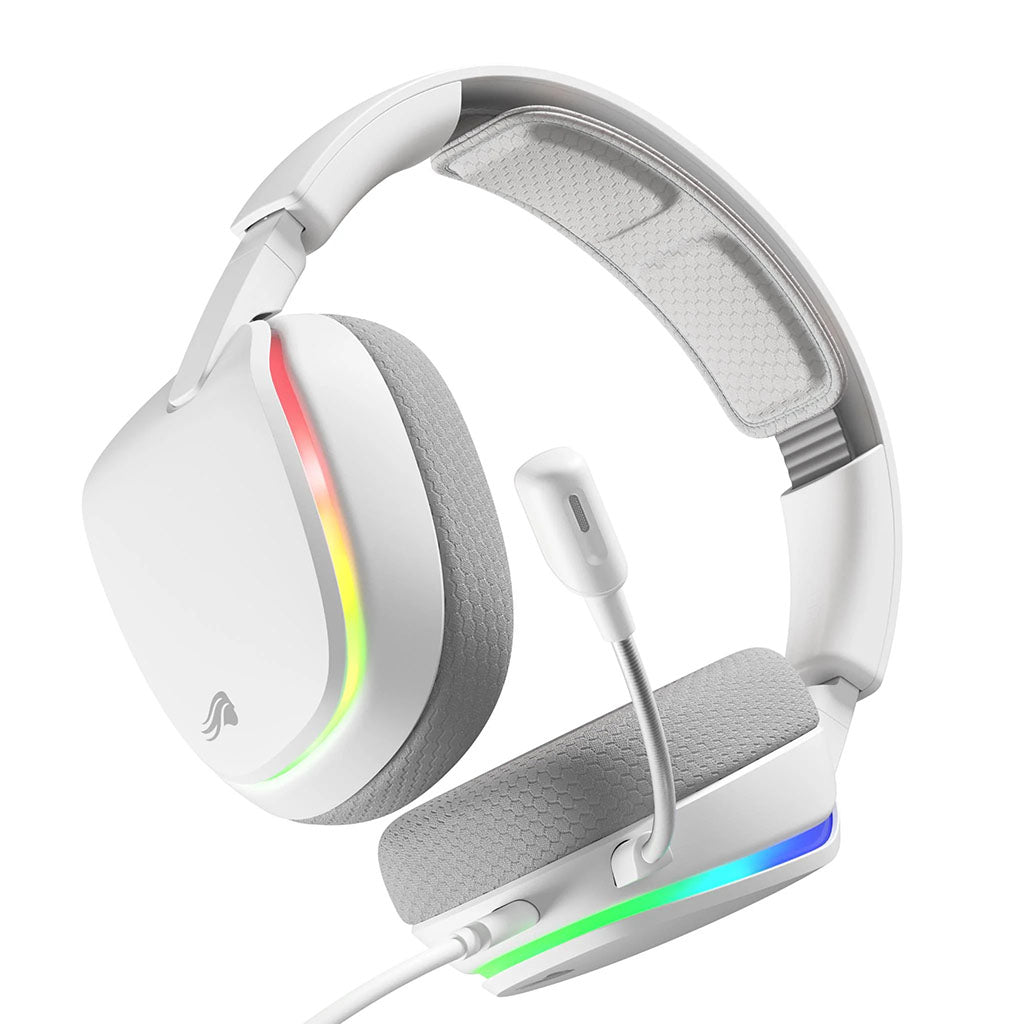 Glorious GHS Eternal RGB Wired Stereo Gaming Headset - White(GLO-A-2PC-WHT) - 2