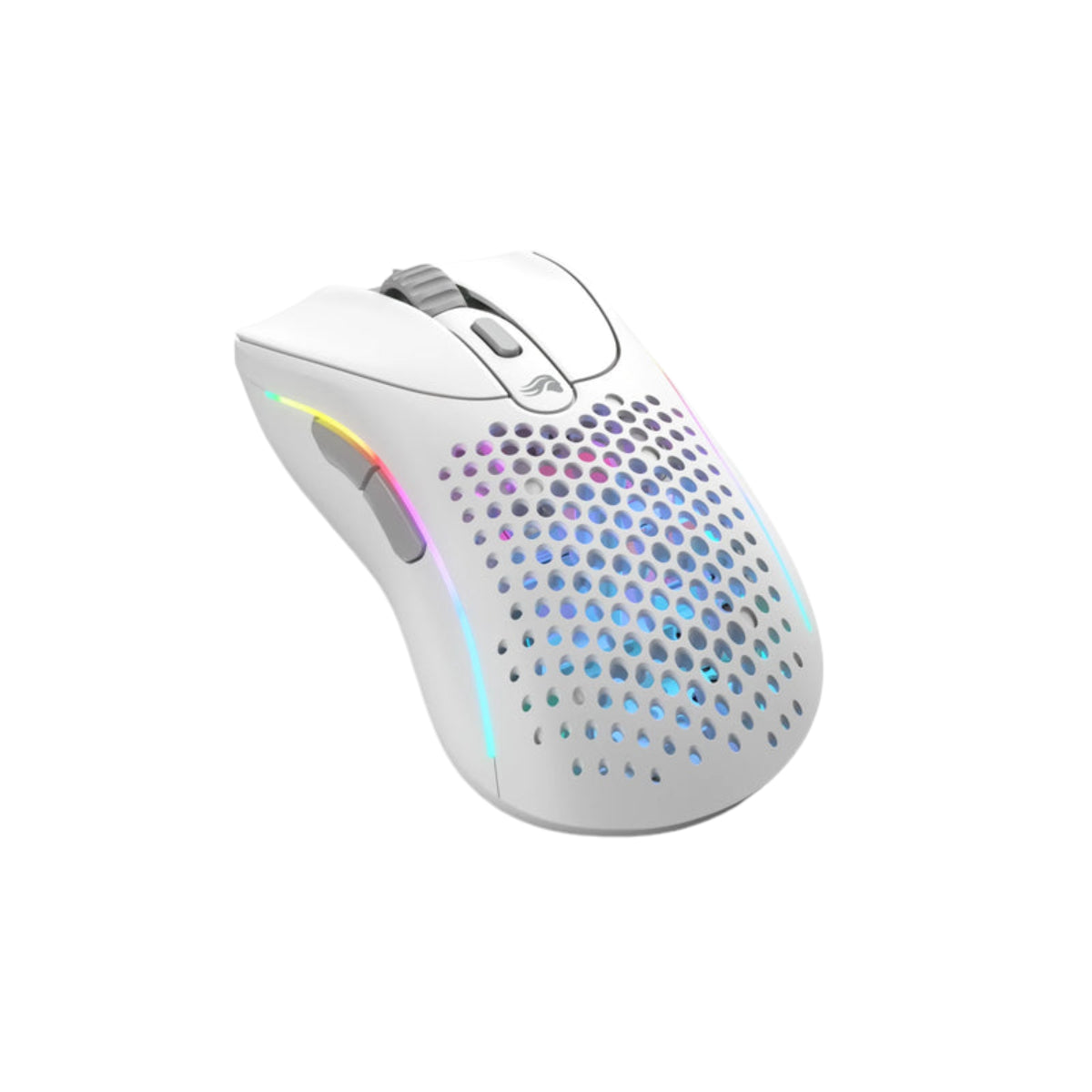 Glorious Model D 2 Wireless Ergonomic RGB BAMF 2.0 Optical Gaming Mouse - White(GLO-MS-DWV2-MW) - 1