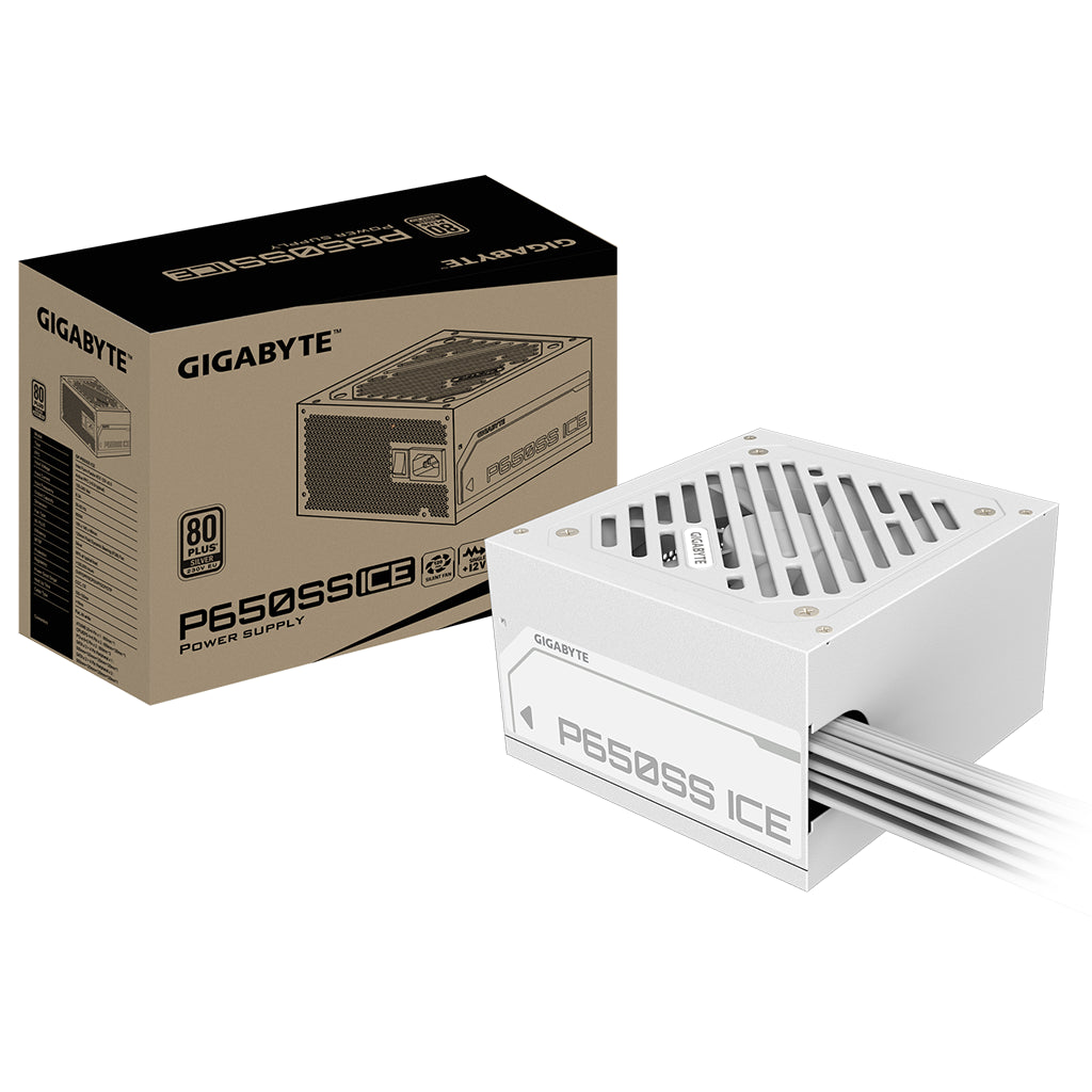 Gigabyte P650SS ICE 80+ Silver Non-Modular Power Supply(GP-P650SS ICE) - 1