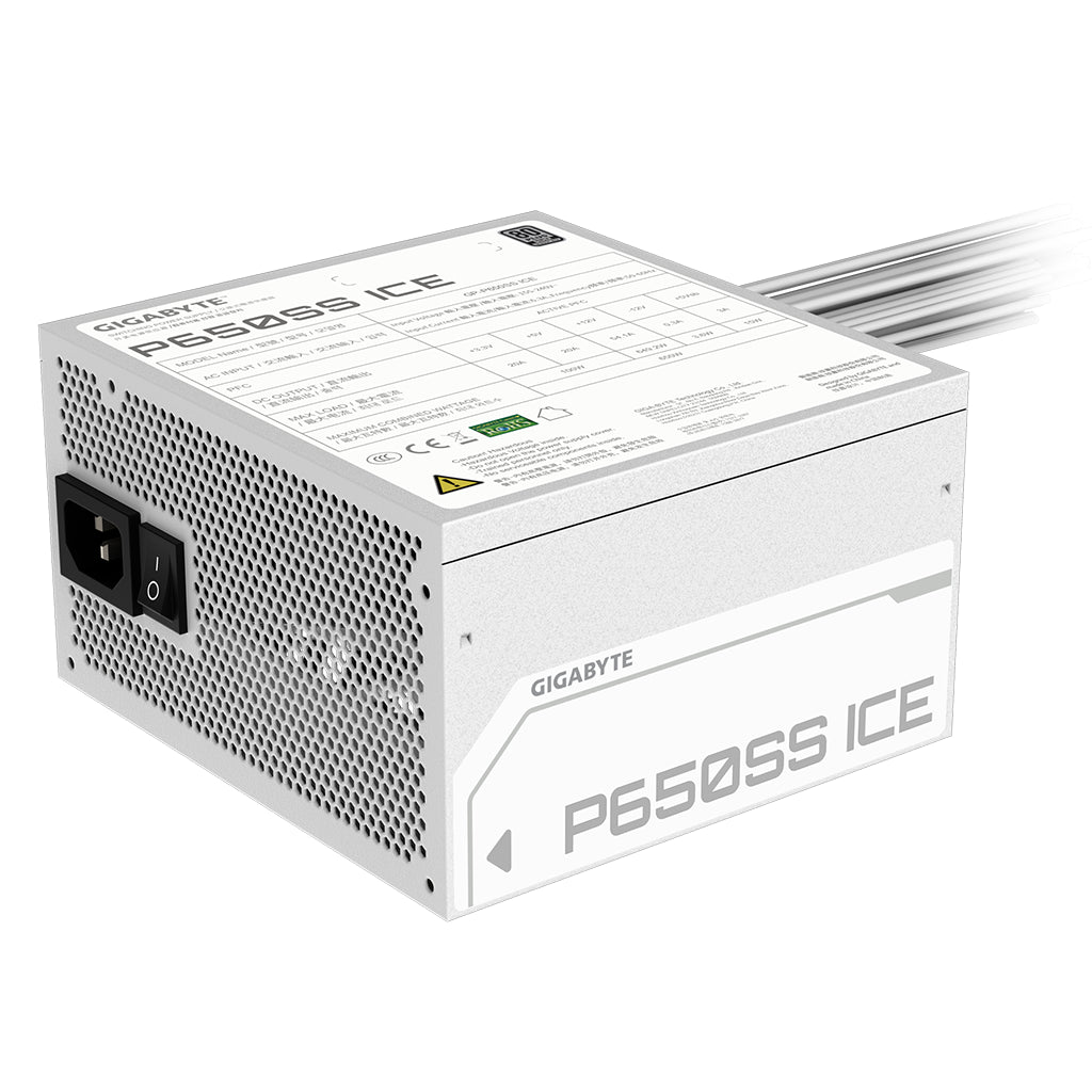 Gigabyte P650SS ICE 80+ Silver Non-Modular Power Supply(GP-P650SS ICE) - 6