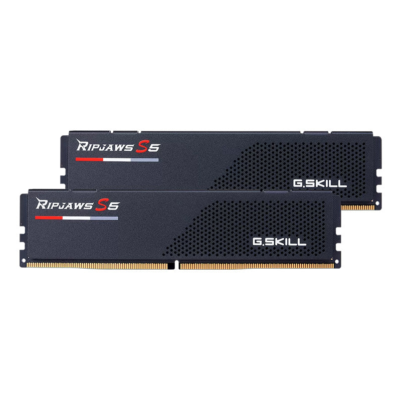 G.Skill Ripjaws S5 32GB (2x 16GB) DDR5 6000MHz CL32 Desktop Memory - Black(F5-6000J3238F16GX2-RS5K) - 1