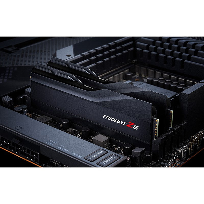 G.Skill Trident Z5 32GB (2x 16GB) DDR5 5600MHz CL40 Desktop Memory - Black(F5-5600J4040C16GX2-TZ5K) - 5