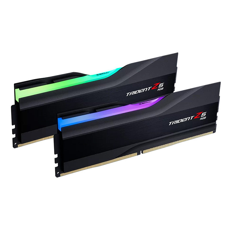 G.Skill Trident Z5 RGB 32GB (2x 16GB) DDR5 6000MHz CL30 Desktop Memory - Black(F5-6000J3040F16GX2-TZ5RK) - 1