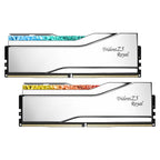 G.Skill Trident Z5 Royal RGB 32GB (2x 16GB) DDR5 7600MHz CL36 Desktop Memory - Silver(F5-7600J3646G16GX2-TR5S) - 1