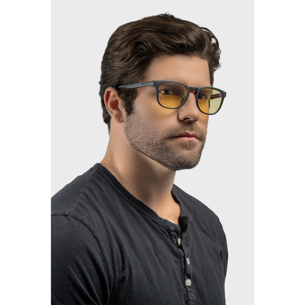 Gunnar Oakland Indoor Digital Eyewear - Onyx Amber(GN-OAK-00101) - 8