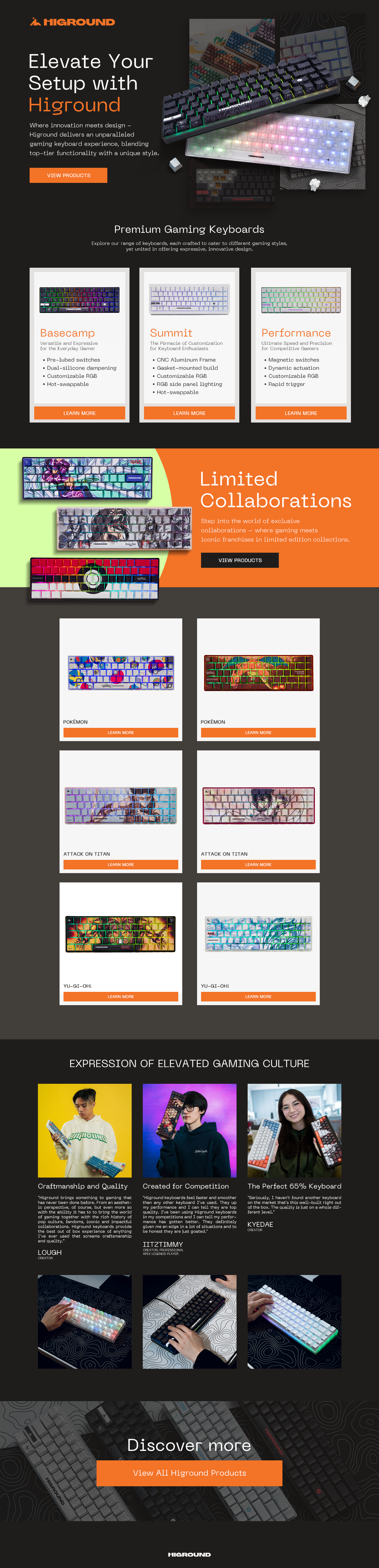 higround  HIGROUNDS LANDING PAGE