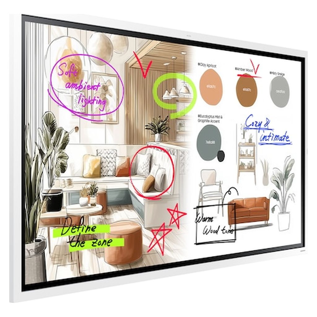 Samsung Flip WM55FX 55" 4K UHD 450nits Collaboration Touch Interactive Display