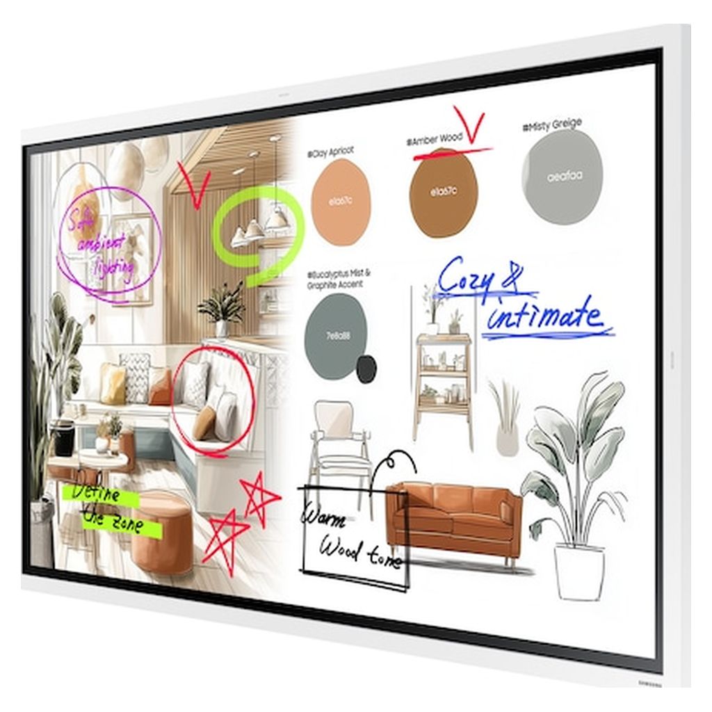 Samsung Flip WM55FX 55" 4K UHD 450nits Collaboration Touch Interactive Display