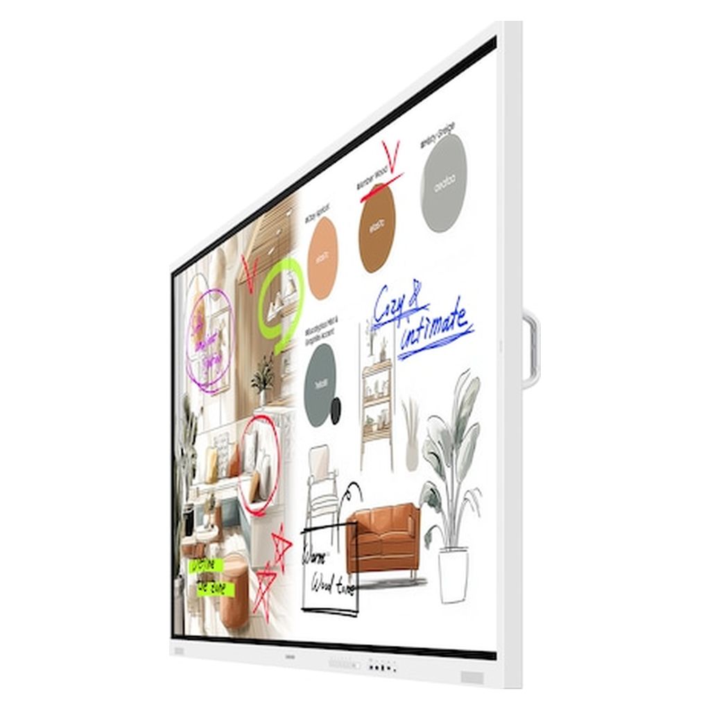 Samsung Flip WM85FX 85" 4K UHD 450nits Collaboration Touch Interactive Display