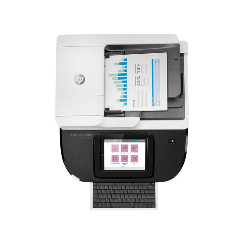 HP Digital Sender Flow 8500 fn2 Flatbed Document Scanner(L2762A) - 3