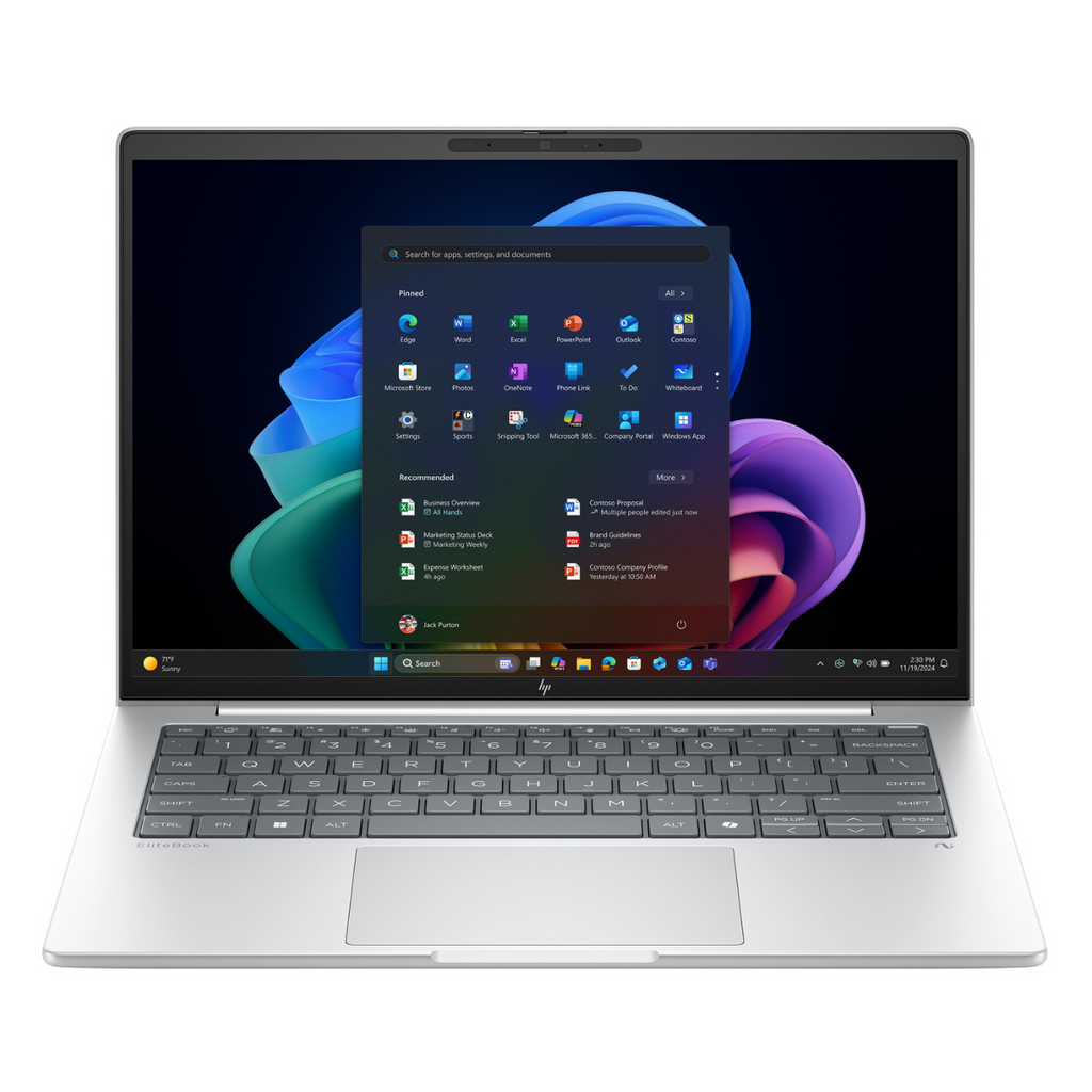 HP EliteBook 8 G1i 14" WUXGA AI Laptop - Core Ultra 5-225U 16GB 512GB LTE 5G W11 PRO(BQ4E4PT) - 1