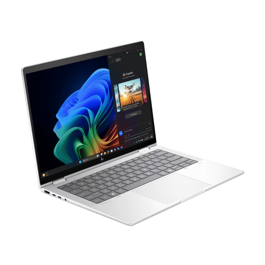 HP Elitebook X Flip G1i 14" WUXGA AI Laptop- Core Ultra 7-256V 16GB 512GB Touch W11 PRO SILVER(B9GG6PT) - 3