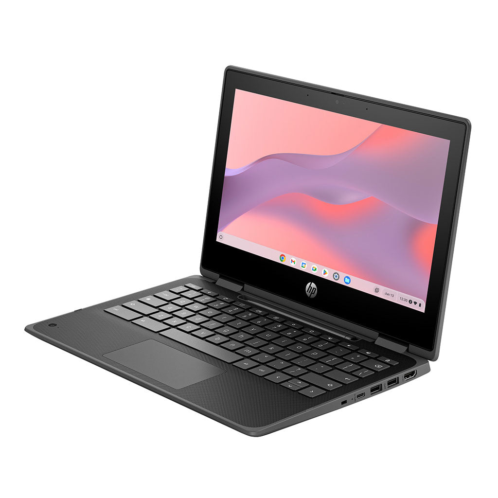 HP Fortis Flip G1i 11" HD Laptop Intel N150 8GB 64GB eMMC Intel Graphics ChromeOS Touch - Jet Black(B97W3PT) - 1