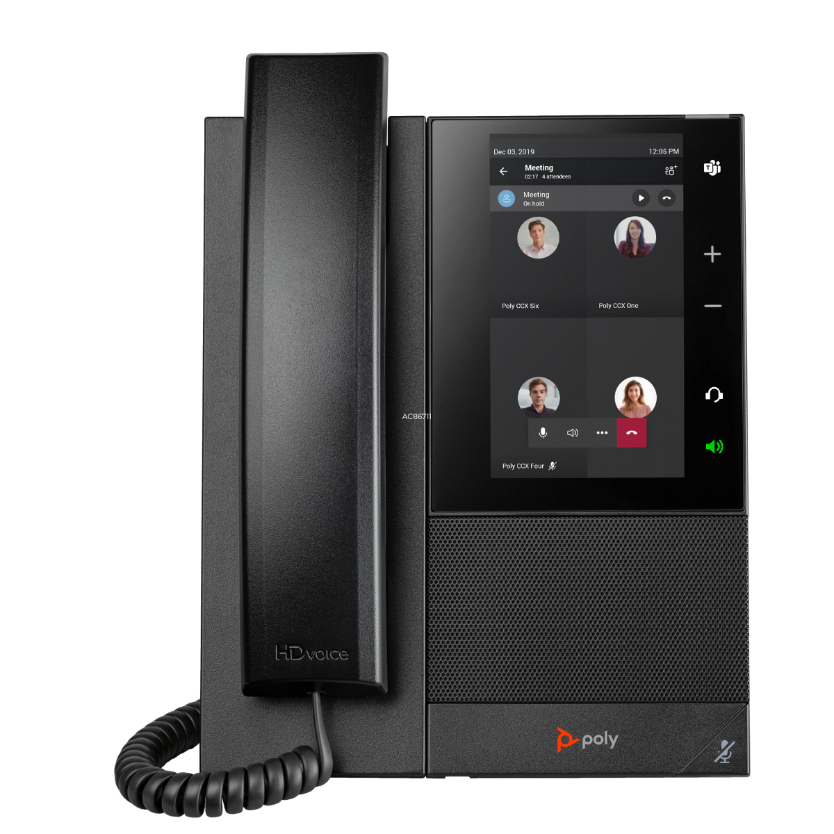 HP Poly CCX 505 Business Open SIP Media Phone - Microsoft Teams(82Z79AA) - 1