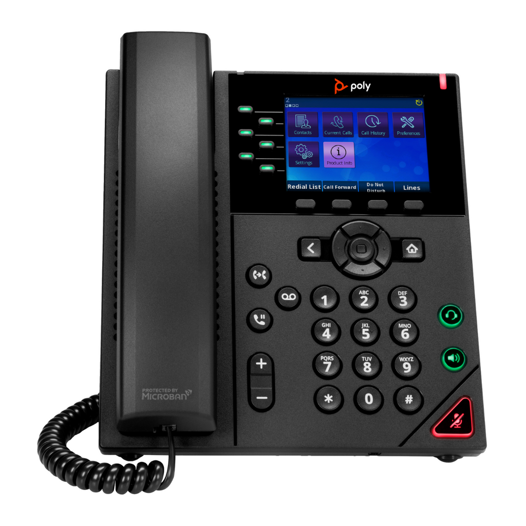 HP Poly OBi VVX 350 6-Line IP Phone - PoE-enabled(89B59AA) - 1