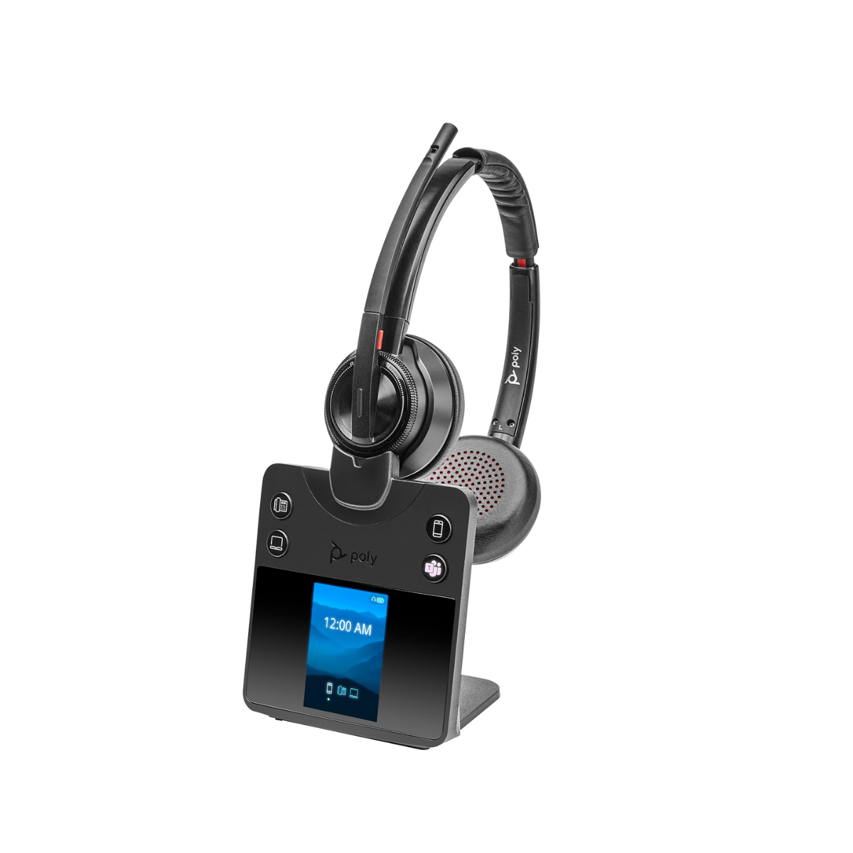 HP Poly Savi 8420 Office Stereo Certified DECT Headset - Microsoft Teams(8L5B3AA) - 1