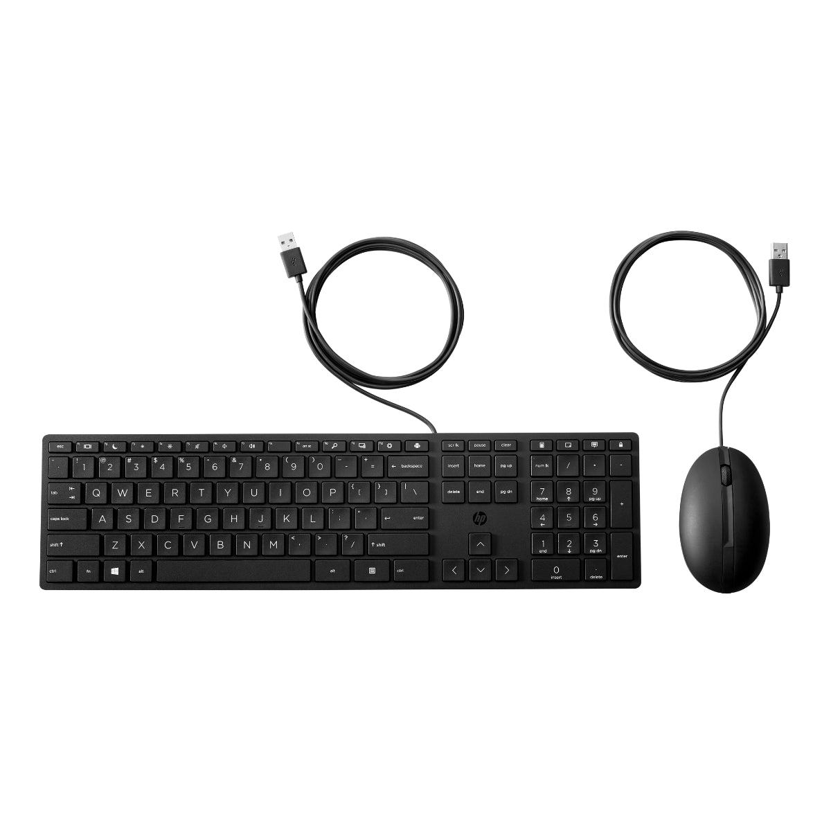 HP Wired Desktop 320MK Mouse and Keyboard(9SR36UT) - 1