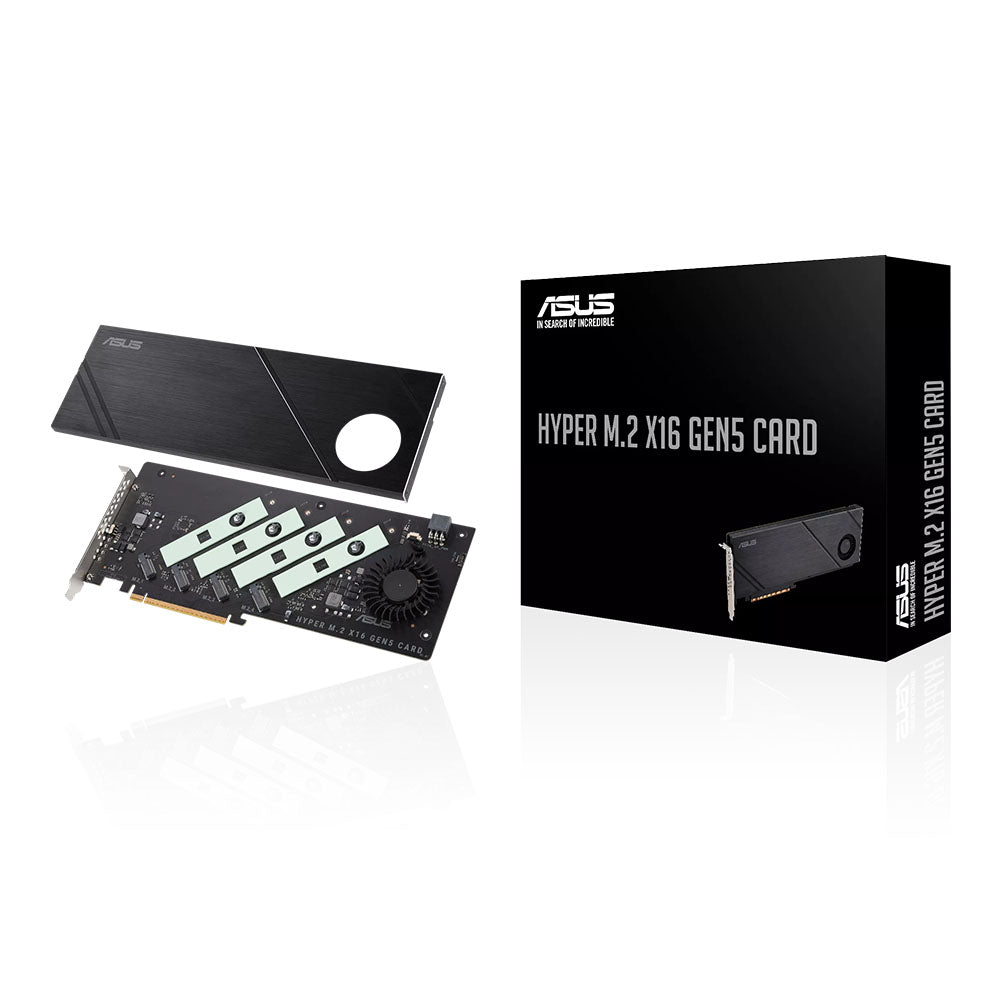 ASUS Hyper M.2 x16 Gen 5 Expansion Card(Hyper M.2 x16 Gen5 Card) - 5