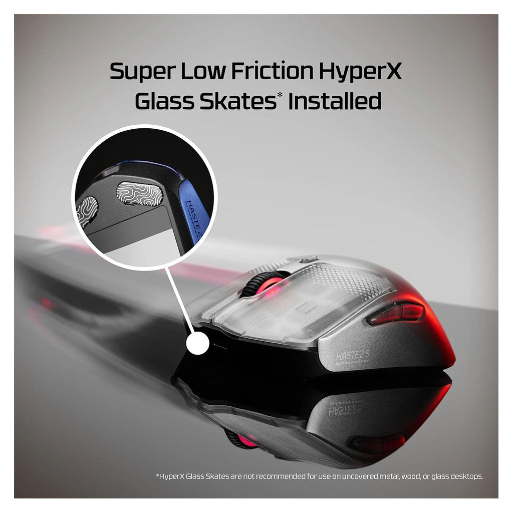 HyperX Pulsefire Haste 2 S Wireless Optical Gaming Mouse - Navy(9B001AA) - 7