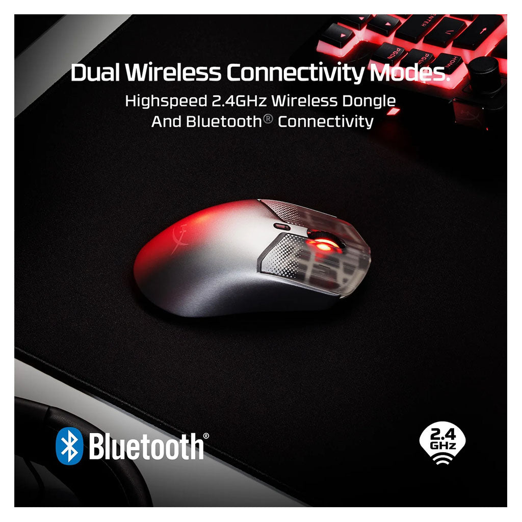 HyperX Pulsefire Haste 2 S Wireless Optical Gaming Mouse - Navy(9B001AA) - 11