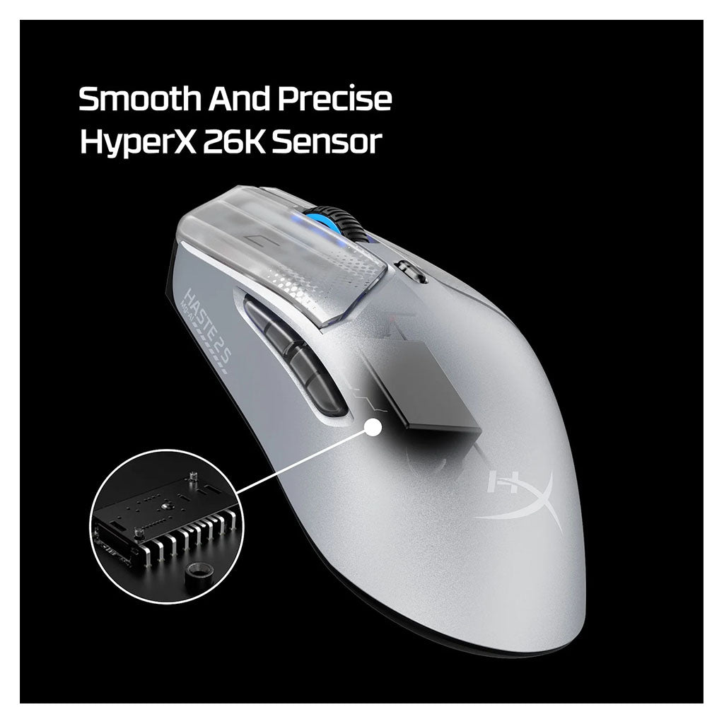 HyperX Pulsefire Haste 2 S Wireless Optical Gaming Mouse - Navy(9B001AA) - 12