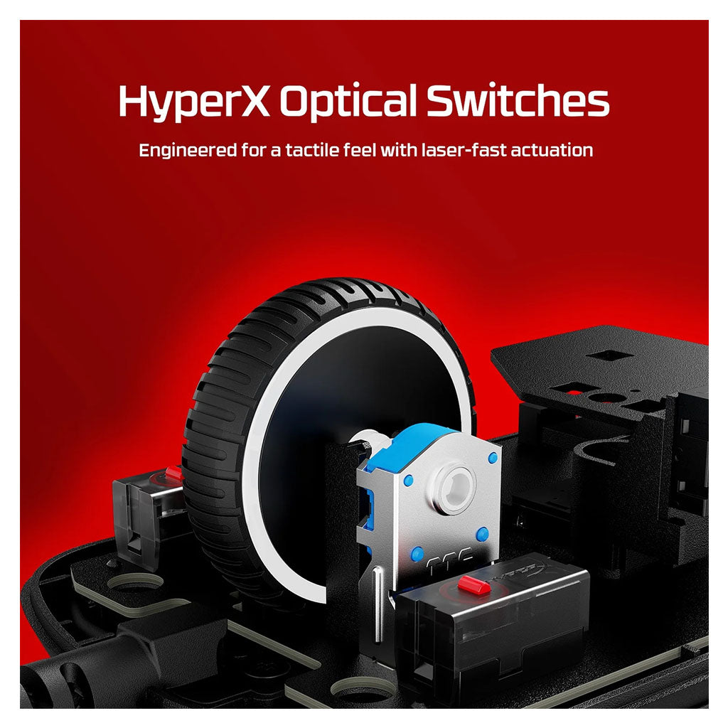 HyperX Pulsefire Saga Wired Optical Gaming Mouse - Black(A2PB3AA) - 9
