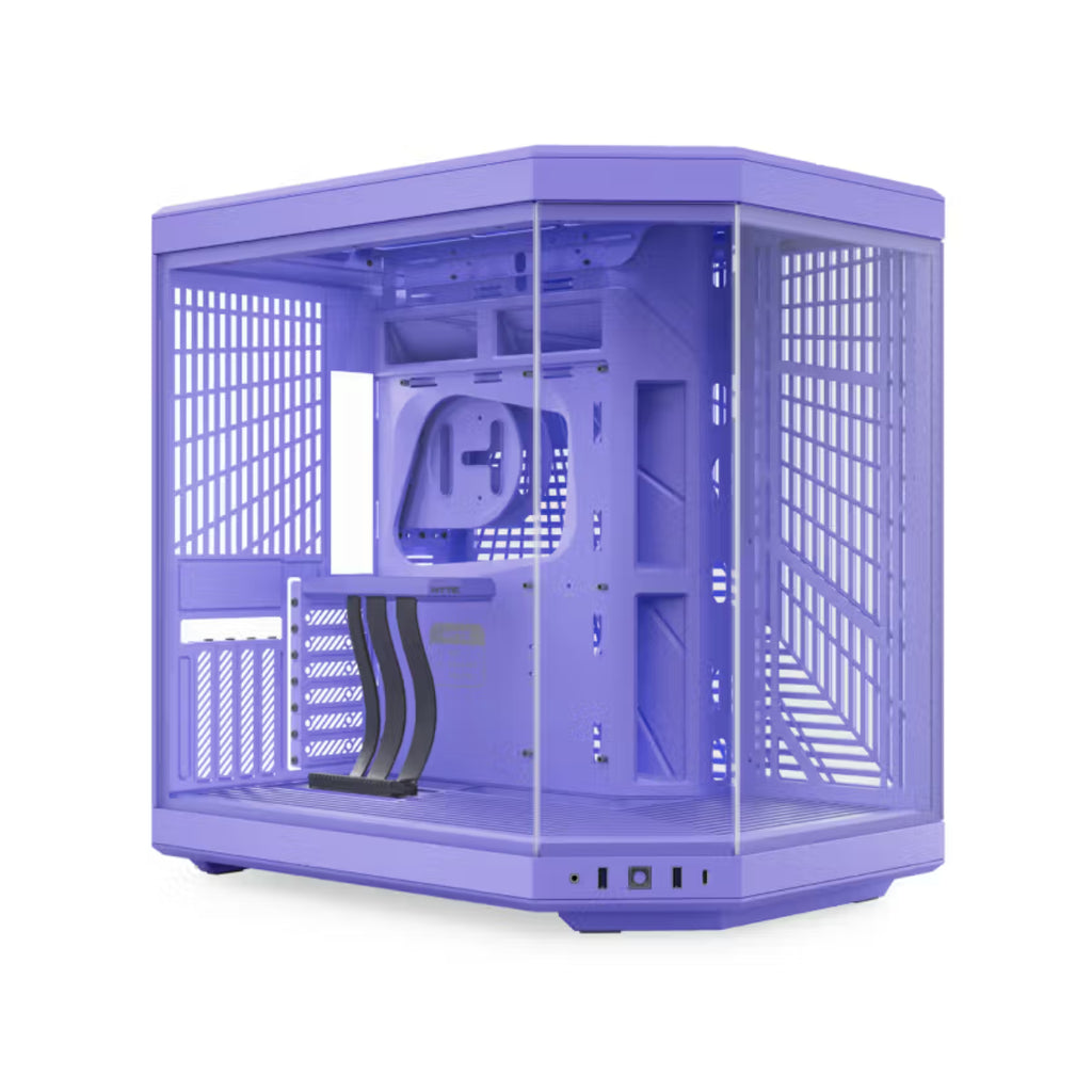 Hyte Y70 Tempered Glass Mid Tower ATX PC Case - Taro Milk(CS-THE-Y70-TM) - 1