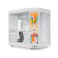 Hyte Y70 touch infinite Tempered Glass Mid Tower ATX PC Case - Snow White(CS-HYTE-Y70TTI-WW) - 1