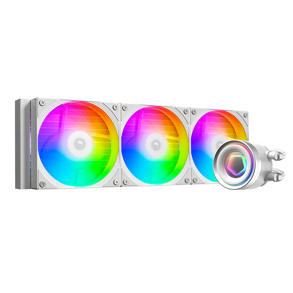 ID Cooling FX360 INF 360mm Liquid CPU Cooler - White(FX360 INF WHITE) - 1