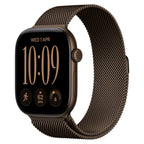 Apple Watch Series 12 46mm Dark Bronze Aluminium Case GPS Milanese Loop (M/L)