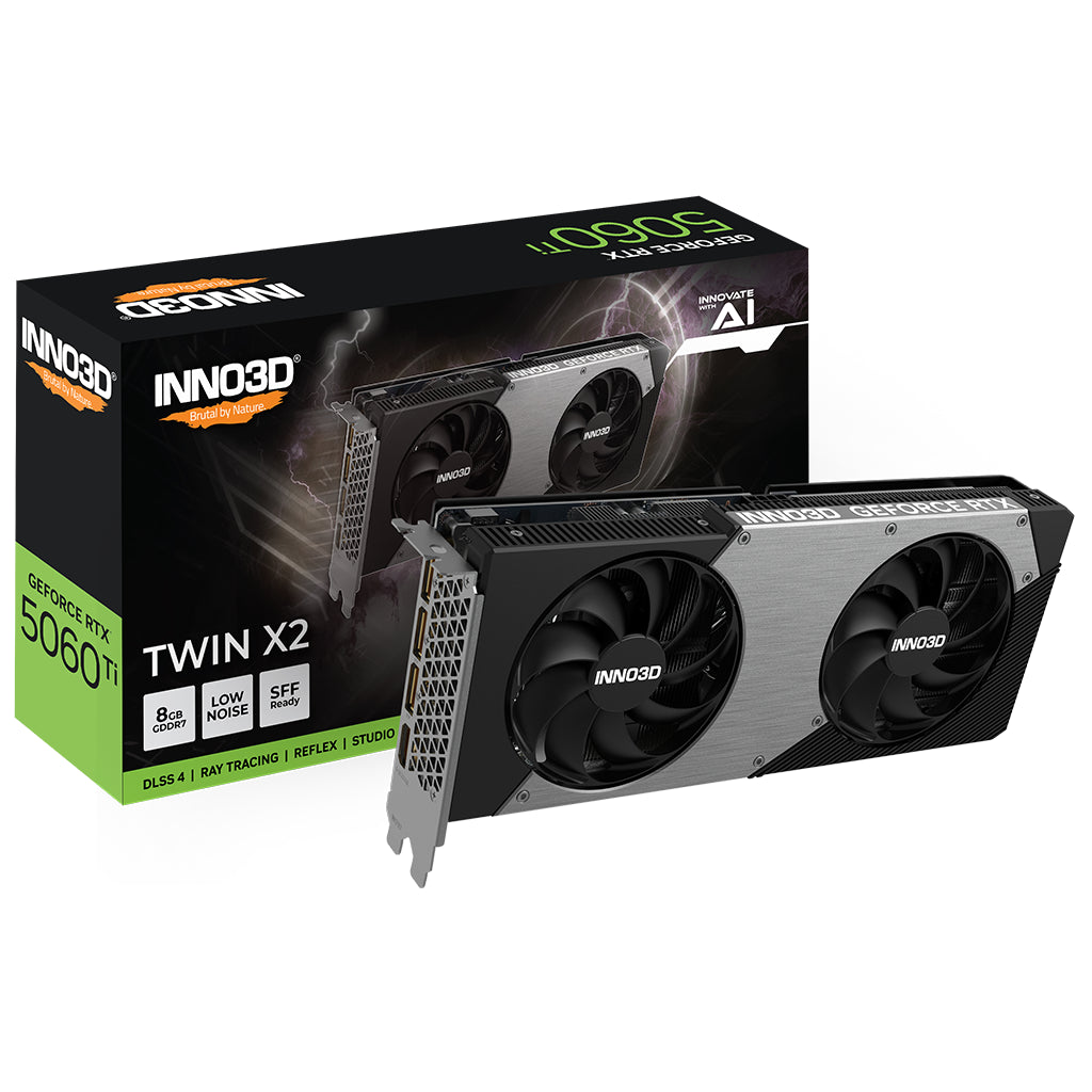 Inno3D GeForce RTX 5060 Ti TWIN X2 8GB Video Card(N506T2-08D7-193075N) - 1