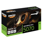 Inno3D GeForce RTX 5070 TWIN X2 12GB GDDR7 Video Card(N50702-12D7-195064N) - 3