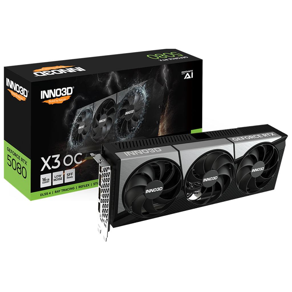 Inno3D GeForce RTX 5080 X3 OC 16GB Video Card(N50803-16D7X-17603930) - 1
