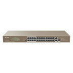 IP-COM F1126P-24-250Wv2.0 26-Port 100/1000M PoE Unmanaged Switch with SFP(F1126P-24-250Wv2.0) - 1