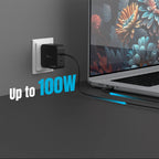j5create 102W Fast GaN 2-Port USB-C + USB-A Charger w/ Changeable AC Plugs(JUP25102V) - 11