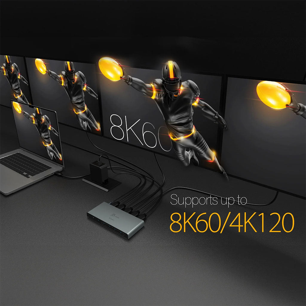 j5create 8K 4-Way HDMI 2.1 Splitter(JDSH814) - 8