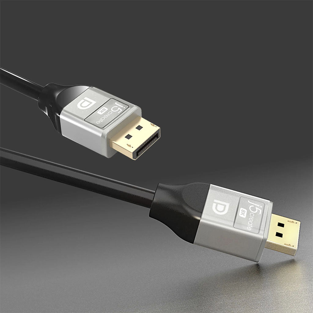 j5create 8K DisplayPort to DisplayPort Cable - 1.8M(JDC43) - 4