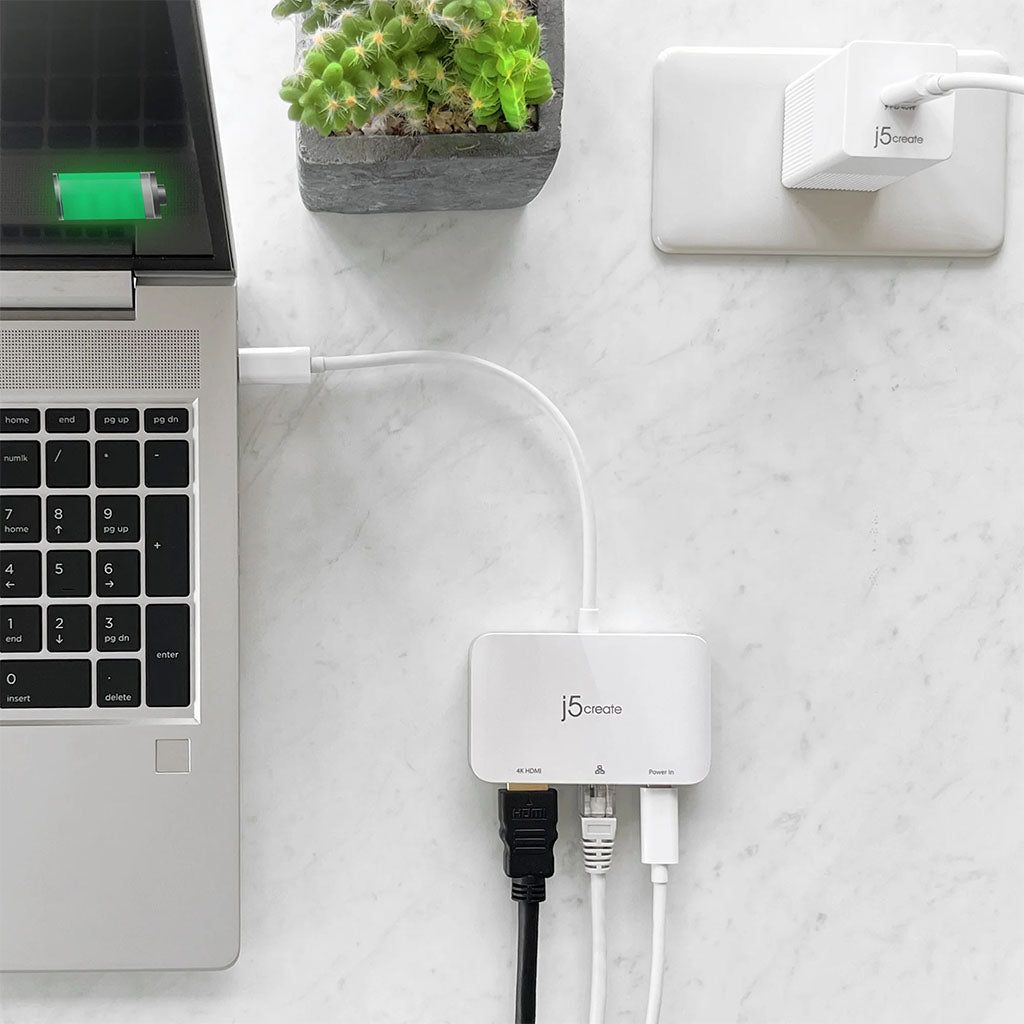 j5create JCA351 USB-C to 4K HDMI Ethernet Adapter(JCA351) - 11