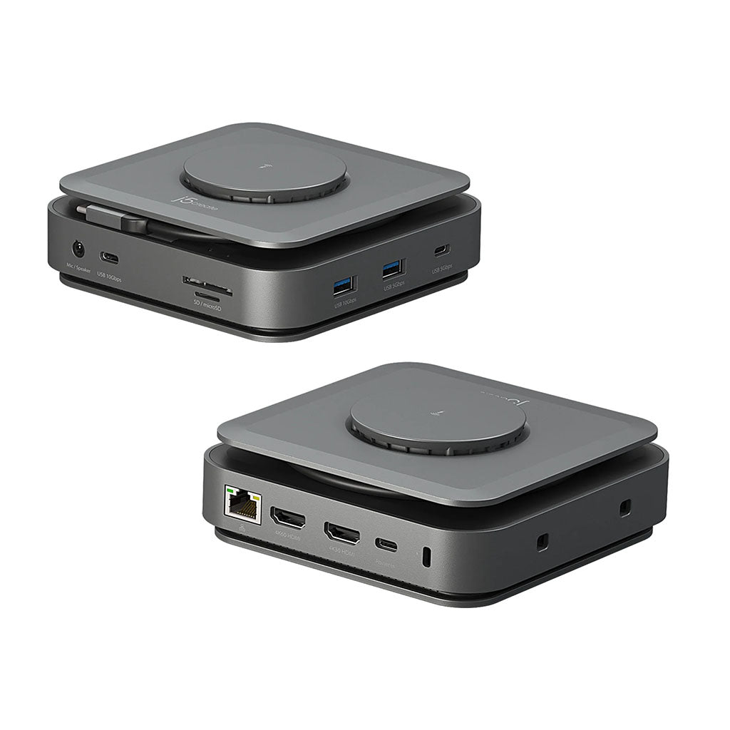 j5create JCD3199P USB-C Dual 4K HDMI Dock w/ PD3.1 140W Power Adapter(JCD3199P) - 4