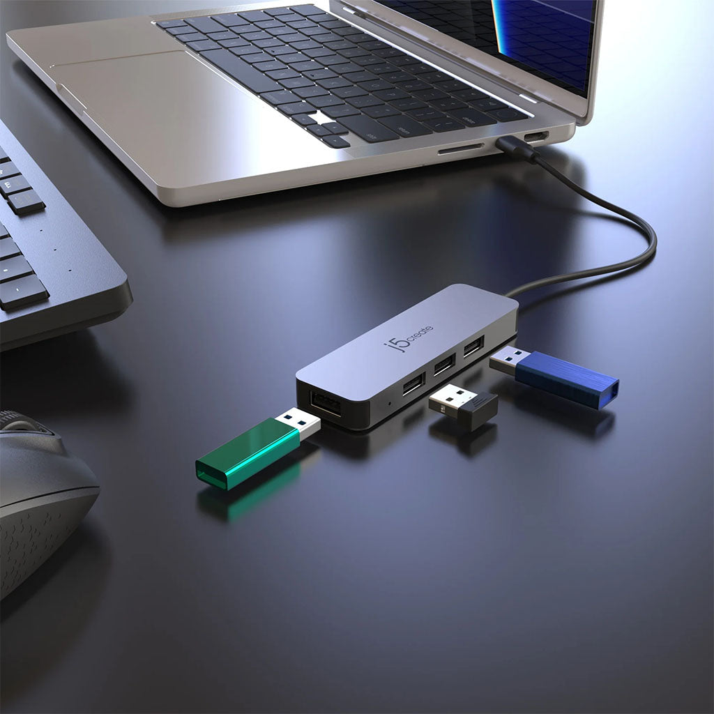 j5create JTS223 Laptop Stand With USB 4-Port Hub(JTS223) - 6