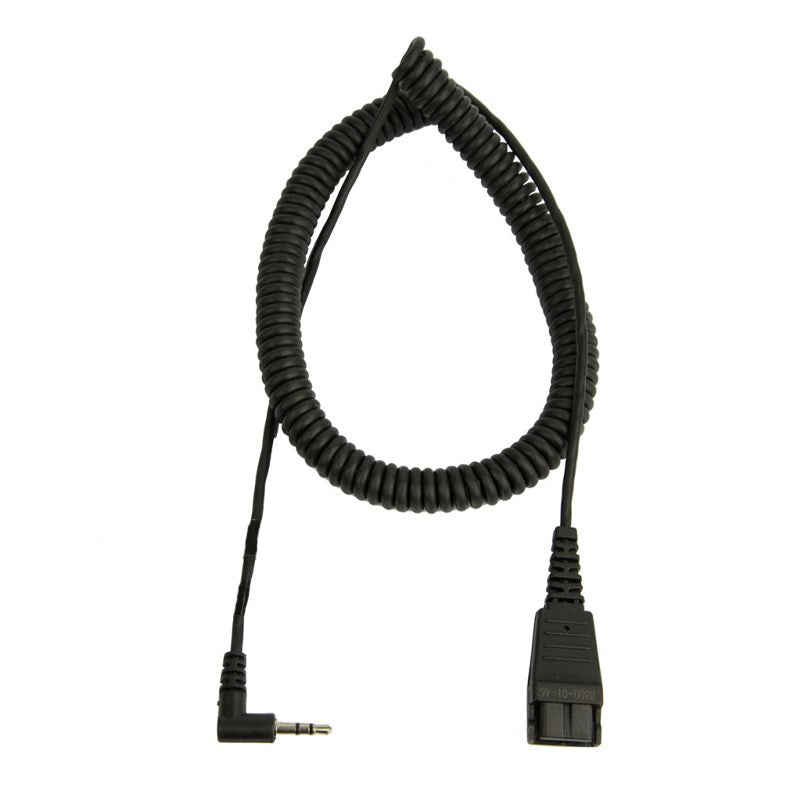 Jabra Coiled 2m PC Quick Disconnect to 3.5mm Cable(8800-01-102) - 1